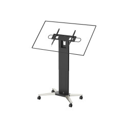 Carro de soporte de suelo para pantallas - uso intensivo - se adapta a