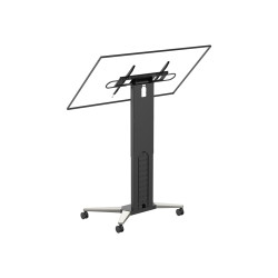 Carro de soporte de suelo para pantallas - uso intensivo - se adapta a