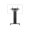 Carro de soporte de suelo para pantallas - uso intensivo - se adapta a