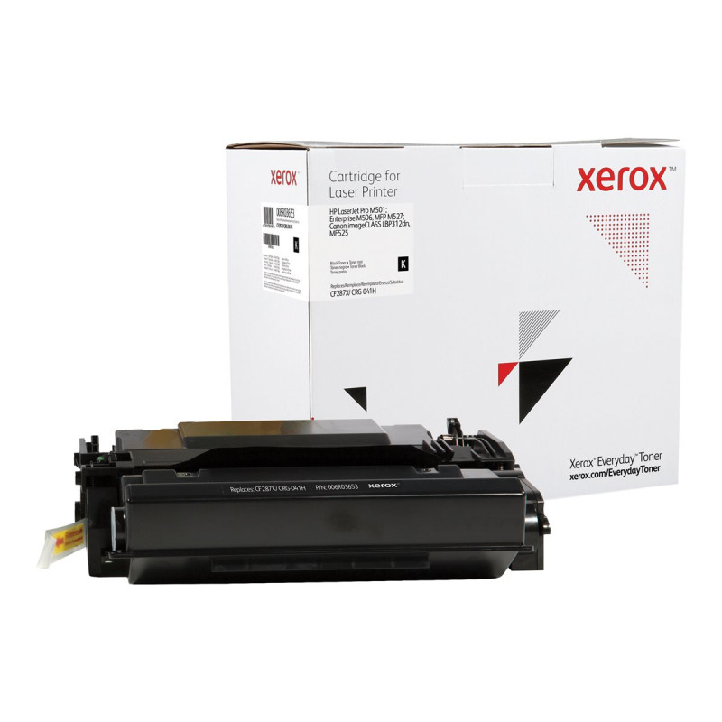Tóner compatible Xerox 006R03653 compatible con HP CF287X/ CRG-041H/ 1