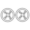 Category 5e Cable, 2 x 4