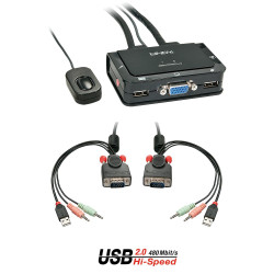2 Port VGA, USB 2.0 & Audio