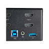 Switch Conmutador Kvm 2X HDMI 2.0 4K Hub Ladron USB | APLIUM