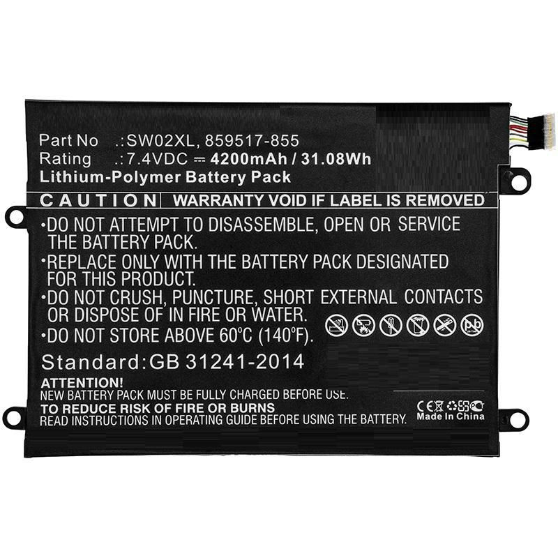 Laptop Battery for HP 30.00Wh