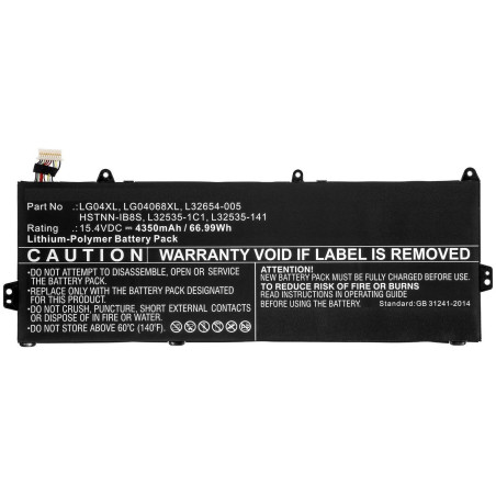 Laptop Battery for HP 66.99Wh