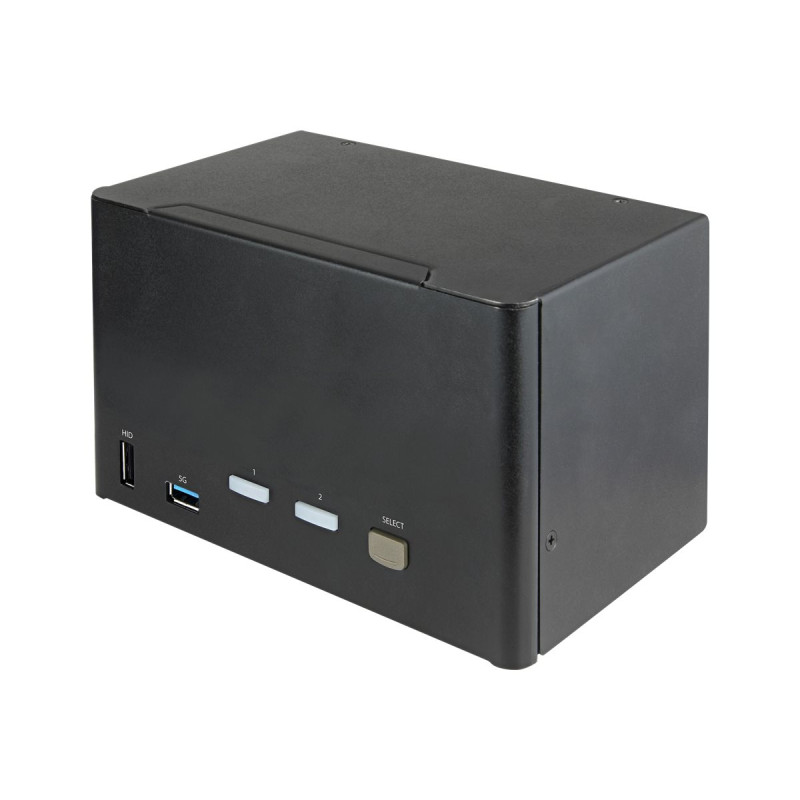StarTech.com Switch Conmutador KVM de 2 Puertos DisplayPort 1.2 para 4
