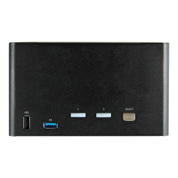 StarTech.com Switch Conmutador KVM de 2 Puertos DisplayPort 1.2 para 4
