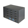 StarTech.com Switch Conmutador KVM de 2 Puertos DisplayPort 1.2 para 4