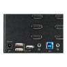 StarTech.com Switch Conmutador KVM de 2 Puertos DisplayPort 1.2 para 4