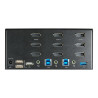 StarTech.com Switch Conmutador KVM de 2 Puertos DisplayPort 4K para 3