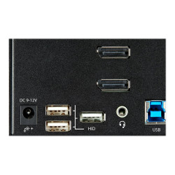 StarTech.com Switch Conmutador KVM de 2 Puertos DisplayPort 4K para 3