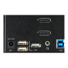 StarTech.com Switch Conmutador KVM de 2 Puertos DisplayPort 4K para 3