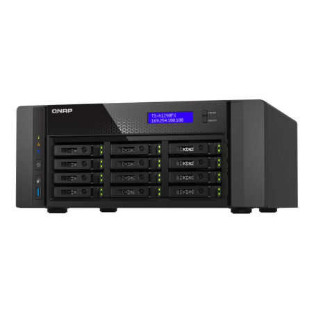 QNAP TS-h1290FX - Servidor NAS - 12 compartimentos - SATA 6Gb/s / PCIe