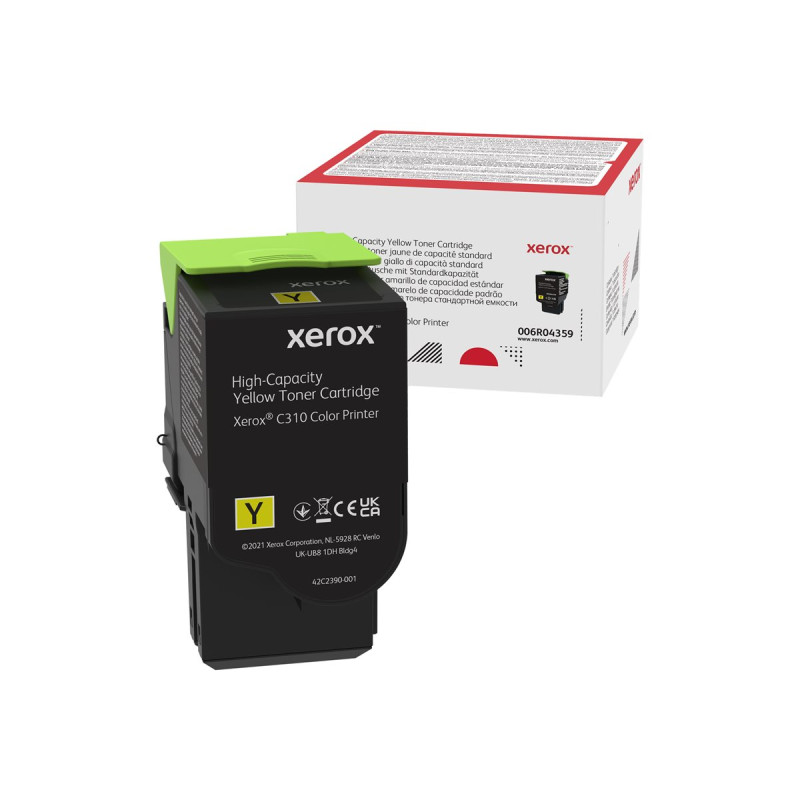 Xerox - Gran capacidad - amarillo - original - cartucho de tóner - par