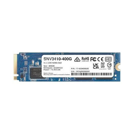 Synology SNV3410 - SSD - 400 GB - interno - M.2 2280 - PCIe 3.0 x4 (NV