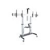 StarTech.com Carrito para Dos TV de 37 a 60 Pulgadas - hasta 50kg cada