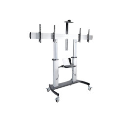 StarTech.com Carrito para Dos TV de 37 a 60 Pulgadas - hasta 50kg cada