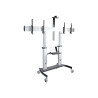 StarTech.com Carrito para Dos TV de 37 a 60 Pulgadas - hasta 50kg cada