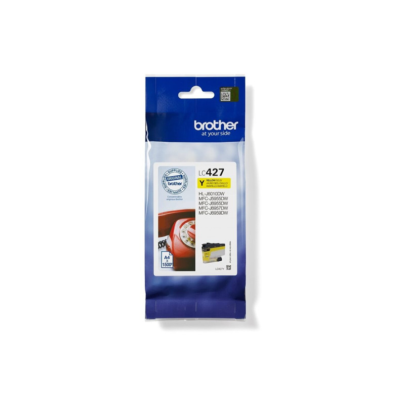 Cartucho de Tinta Original Brother LC-427Y/ Amarillo