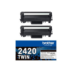 Tóner Original Brother TN2420TWIN Multipack XL Alta Capacidad/ 2x Negr