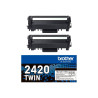 Tóner Original Brother TN2420TWIN Multipack XL Alta Capacidad/ 2x Negr