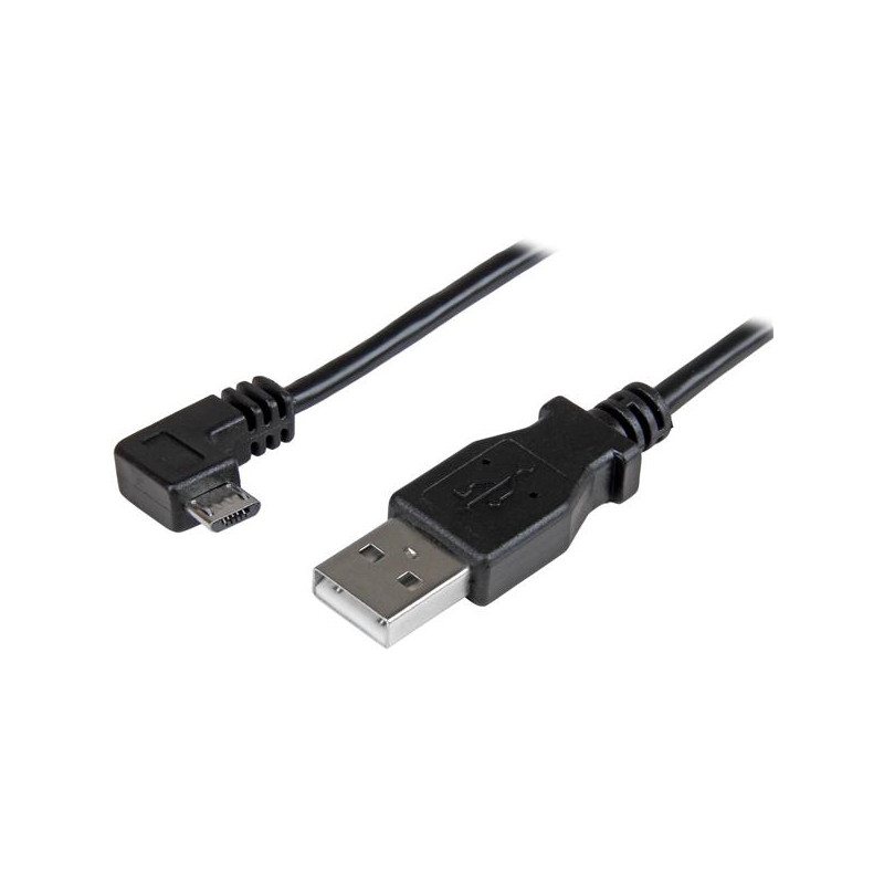 Cable Micro USB Right Angle 24AWG - 0.5m
