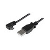 Cable Micro USB Right Angle 24AWG - 0.5m