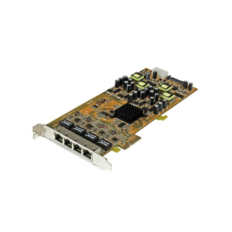 4 Port Gigabit PoE PCIe Network Card