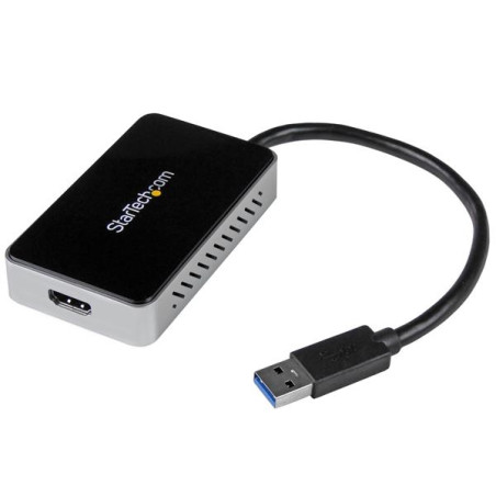USB 3 to HDMI Adapter w/1-Port USB Hub