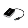 USB 3 to HDMI Adapter w/1-Port USB Hub