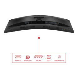 AOC CU34E4CV - Monitor LED - curvado - USB - 34" - 3440 x 14 | APLIUM