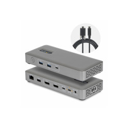 Dual-DP USB4 Dock 100W PD Driverless