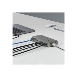 Dual-DP USB4 Dock 100W PD Driverless