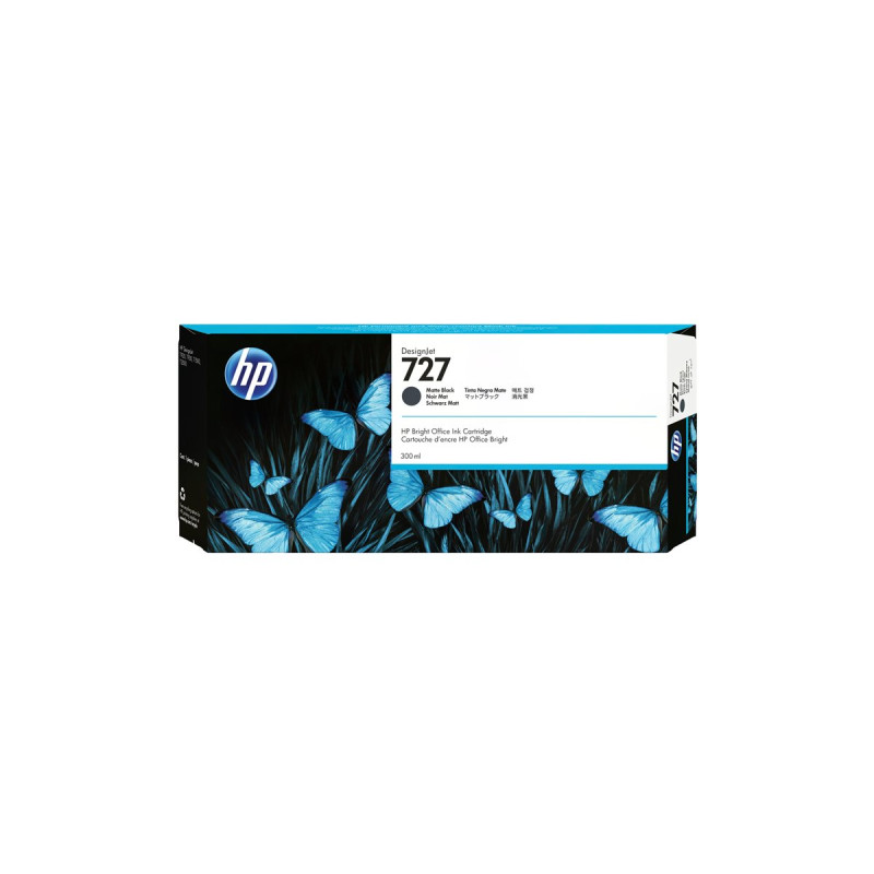 C1Q12A - Ink Cartridge HP 727 300ML Matte Black Only | APLIUM