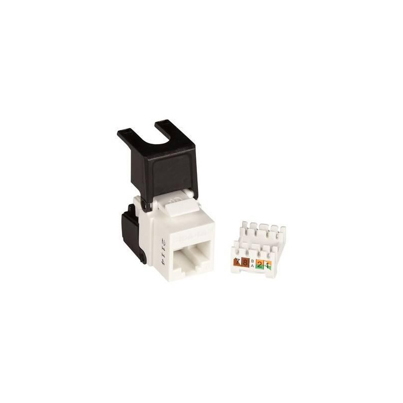 PRO Cat6 Unshielded flip jack