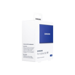 Disco Externo SSD Samsung Portable T7 2TB/ USB 3.2/ Azul
