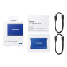 Disco Externo SSD Samsung Portable T7 2TB/ USB 3.2/ Azul