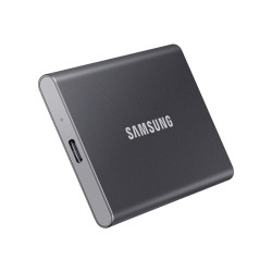 Disco Externo SSD Samsung Portable T7 2TB/ USB 3.2/ Gris