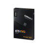 Samsung 870 EVO MZ-77E250B - SSD - cifrado - 250GB - interno - 2.5" -