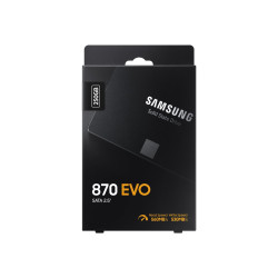 Samsung 870 EVO MZ-77E250B - SSD - cifrado - 250GB - interno - 2.5" -
