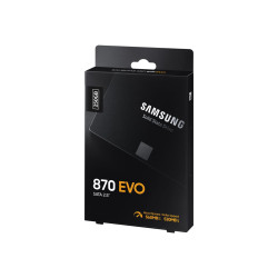 Samsung 870 EVO MZ-77E250B - SSD - cifrado - 250GB - interno - 2.5" -