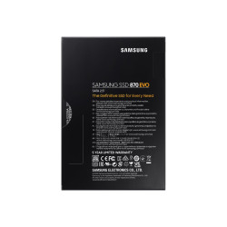 Samsung 870 EVO MZ-77E250B - SSD - cifrado - 250GB - interno - 2.5" -