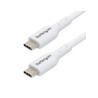 1m 3.3ft White USB-C Cable 2 Pack