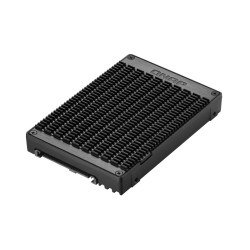 U.2 NVMe to dual M.2 NVMe SSD adapter