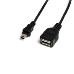 1ft Mini USB 2.0 Cable - USB A to Mini B