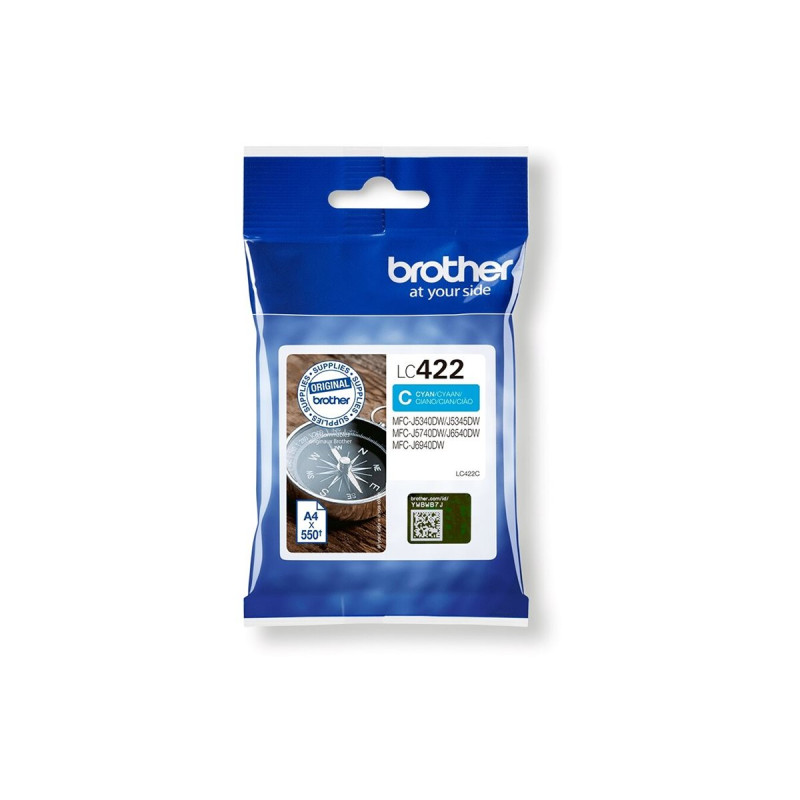 Cartucho de Tinta Original Brother LC-422/ Cian
