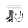 StarTech.com USB-C 10Gbps to M.2 NVMe or M.2 SATA SSD Enclosure, Tool-