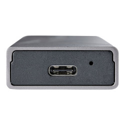 StarTech.com USB-C 10Gbps to M.2 NVMe or M.2 SATA SSD Enclosure, Tool-
