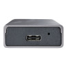 StarTech.com USB-C 10Gbps to M.2 NVMe or M.2 SATA SSD Enclosure, Tool-