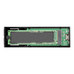 StarTech.com USB-C 10Gbps to M.2 NVMe or M.2 SATA SSD Enclosure, Tool-